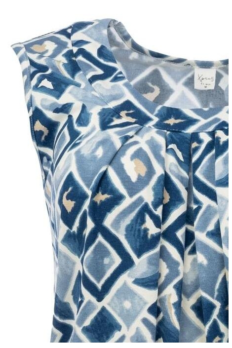 DAFNE SL DENIM IKAT TRICOT 25S4 X1779 02 306 denim